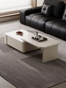 Nira Light Gray Sintered Stone Coffee Table Set