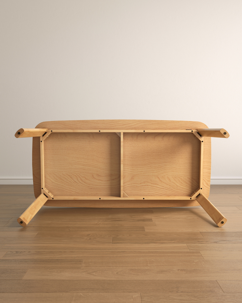 Nancy White Solid Wood Dining Table 