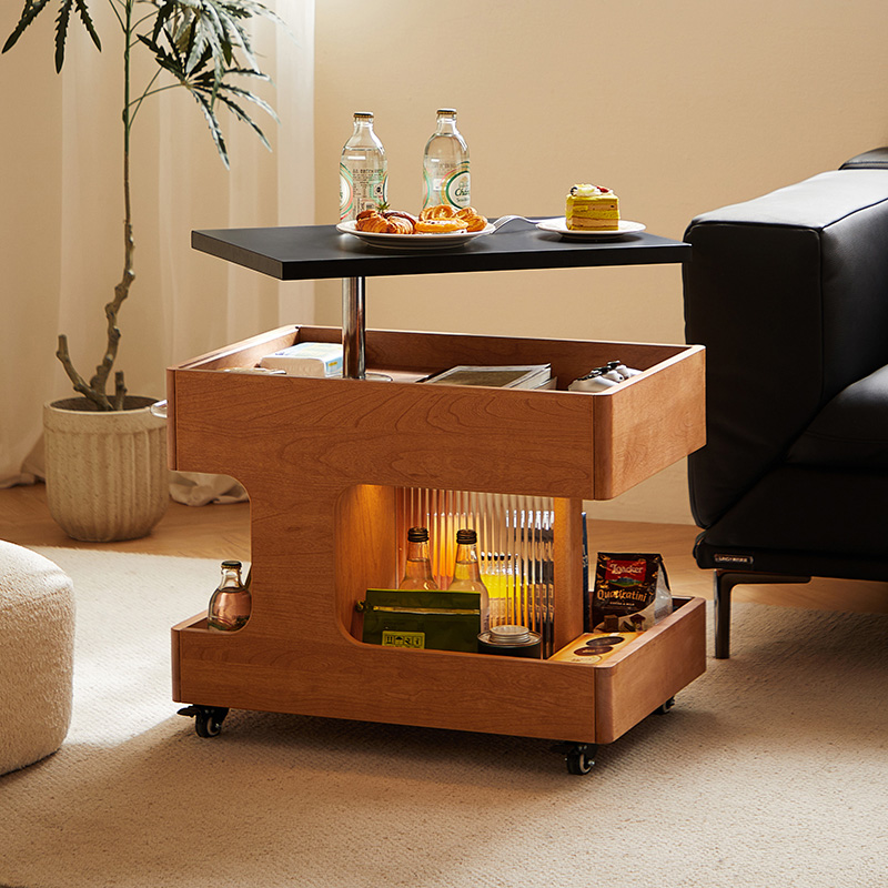 Polly Wood Melamine Adjustable Table