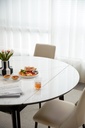 Nyra Melamine Extendable Dining Table 