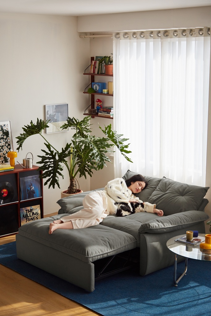 Nilo 1.85m Fabric Sofa Bed