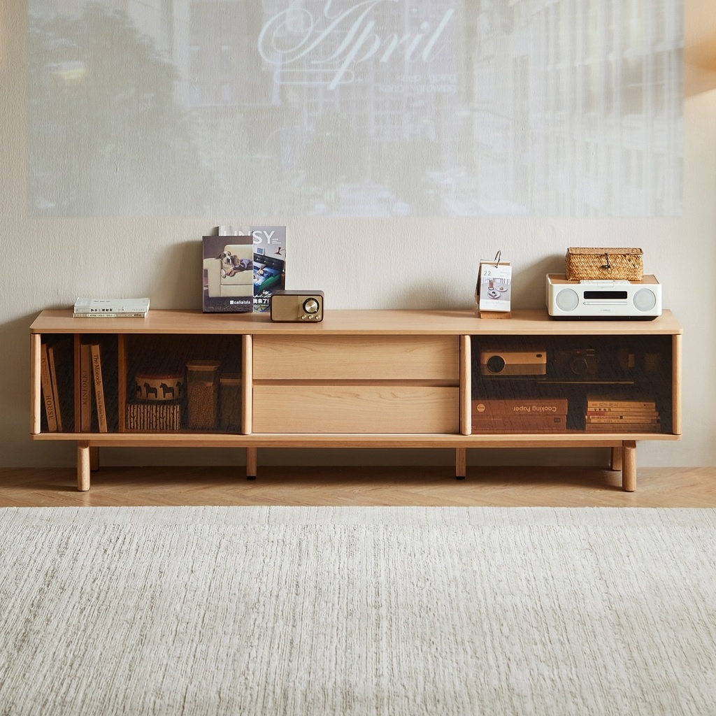 Luke Wood TV Cabinet
