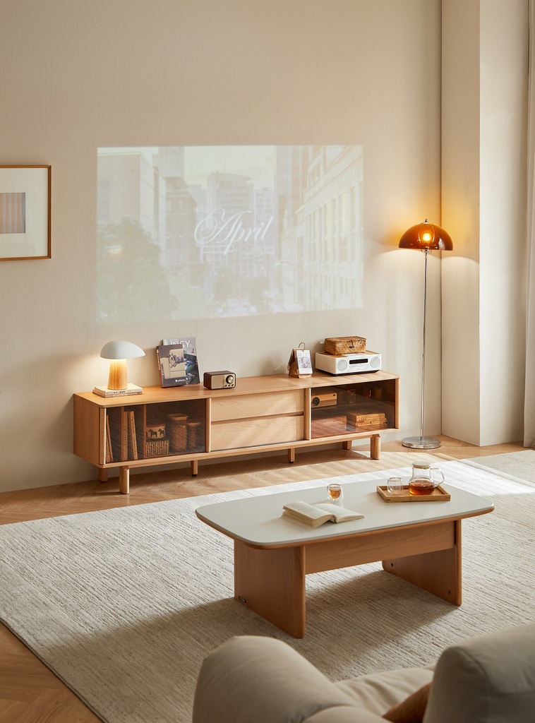 Luke Wood TV Cabinet