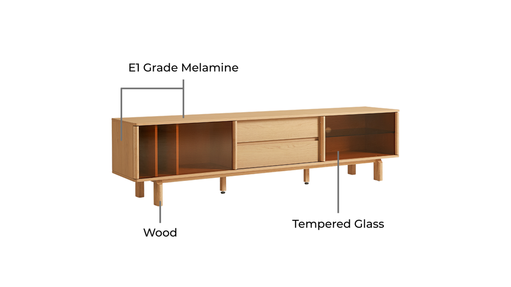 Luke Wood TV Cabinet