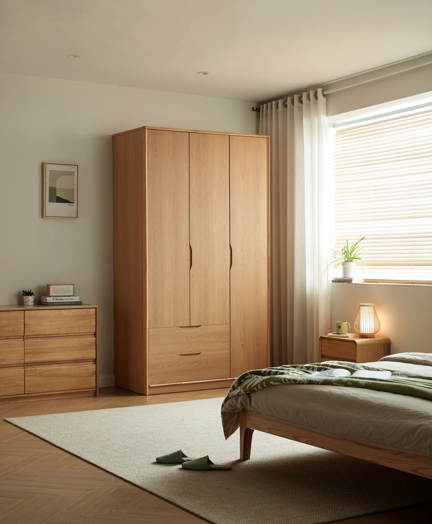 Kerby 3-Door Wardrobe Cabinet