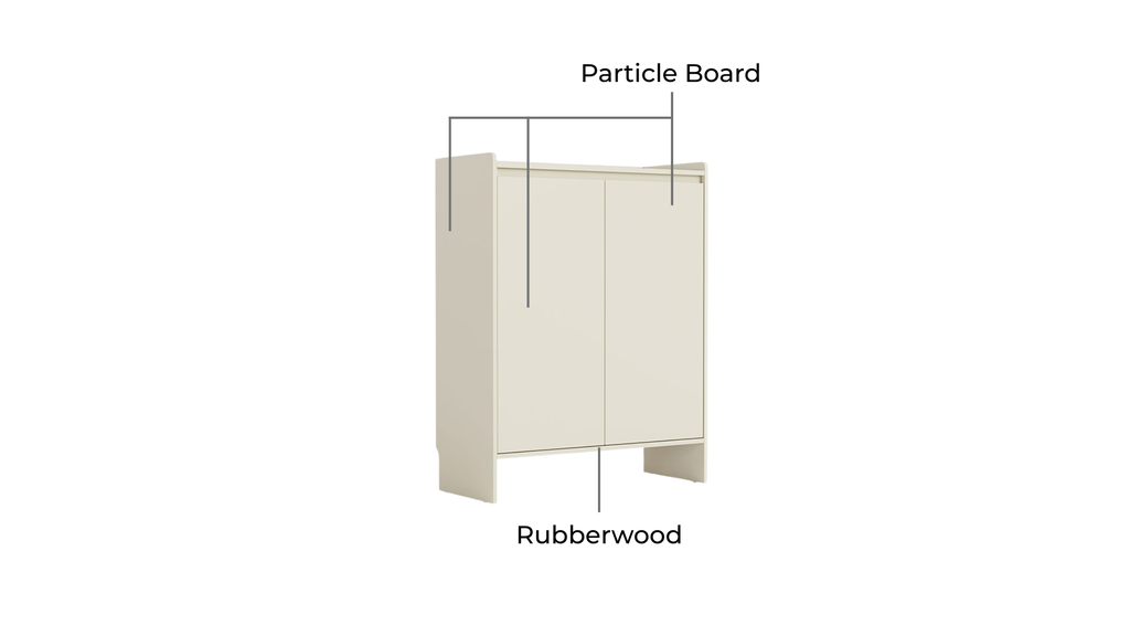 Sherry White Shoe Cabinet 