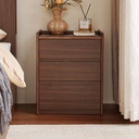 Ollie Melamine 3-Drawer Bedside Table