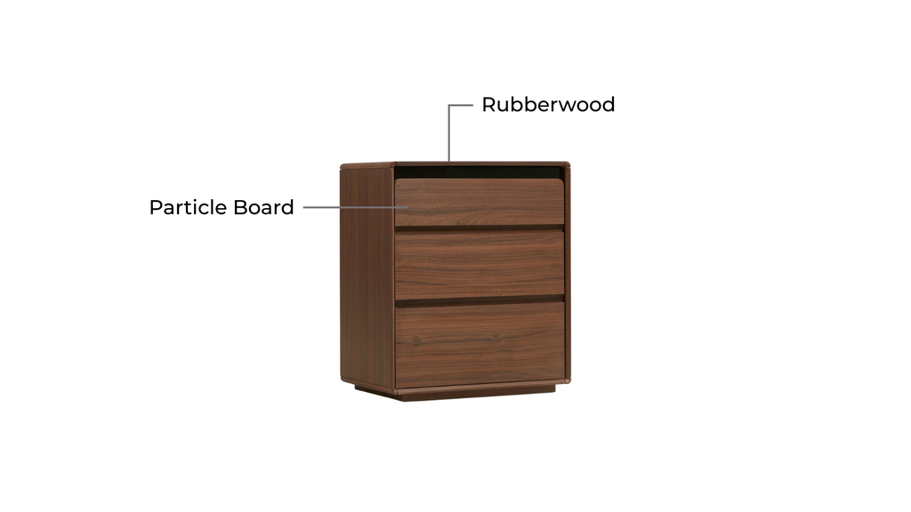 Pascal Walnut Melamine Side Cabinet 