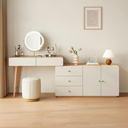 Chelsea Melamine Dressing Table Set with Stool  