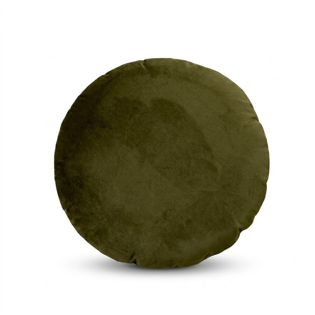 Retro Velvet Matcha Green Pillow 