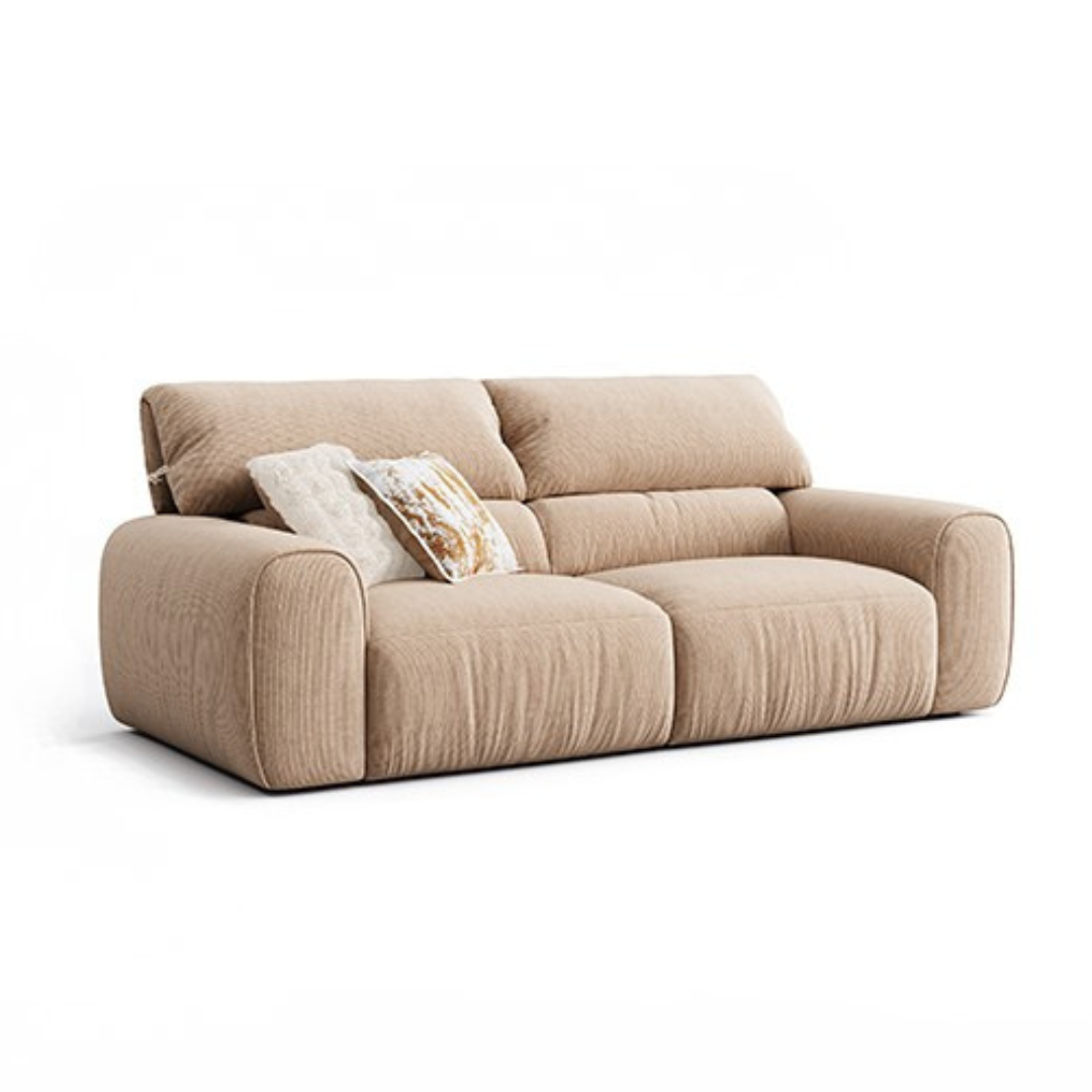 Nathanael Beige Fabric Sofa 