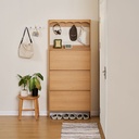 Jack Wood Shoe Cabinet 