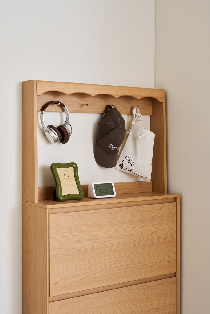 Jack Wood Shoe Cabinet 