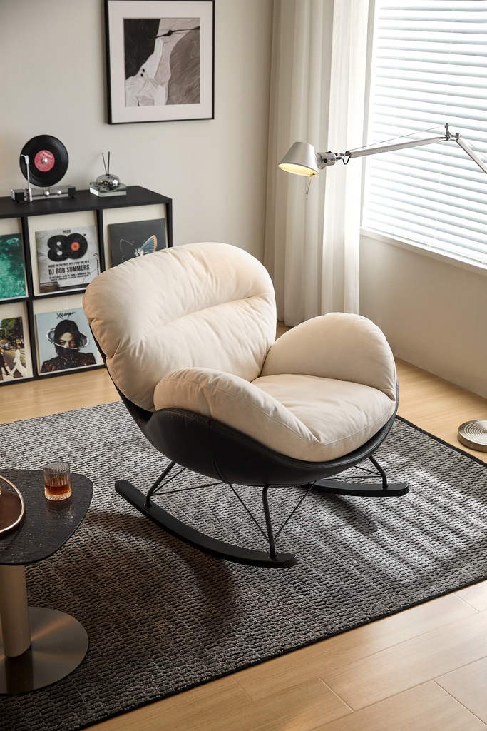 Novrynn Fabric Rocking Chair 