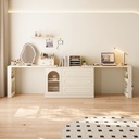 Daren White Melamine Dressing Table Set