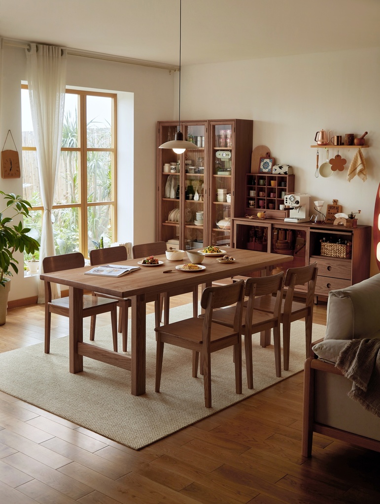 Brandon Walnut Dining Table 