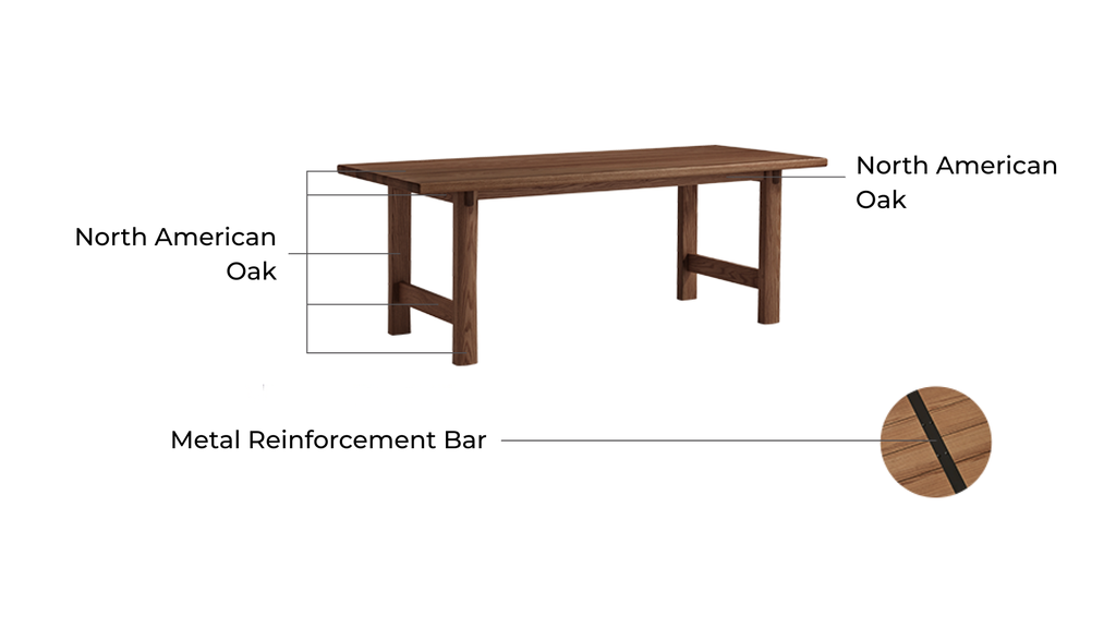 Brandon Walnut Dining Table 