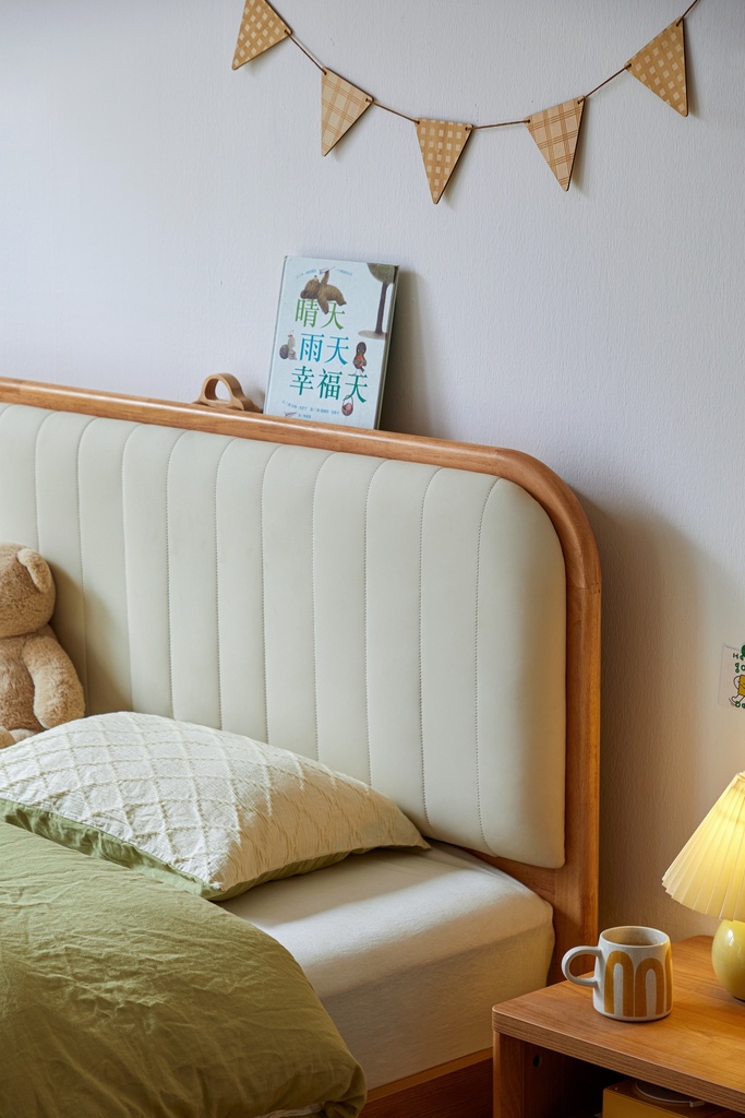 Asher Solid Wood Bed