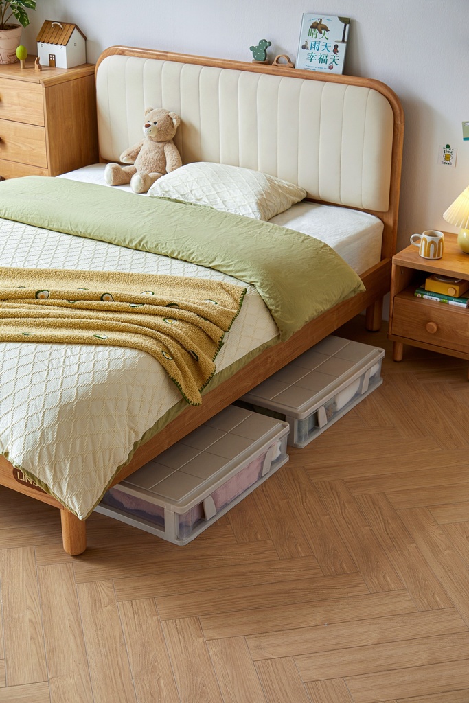 Asher Solid Wood Bed