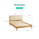 Asher Solid Wood Bed