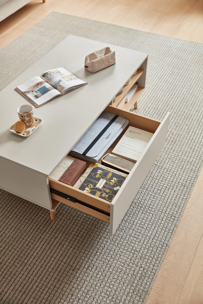 Quinrose Gray Melamine Coffee Table 