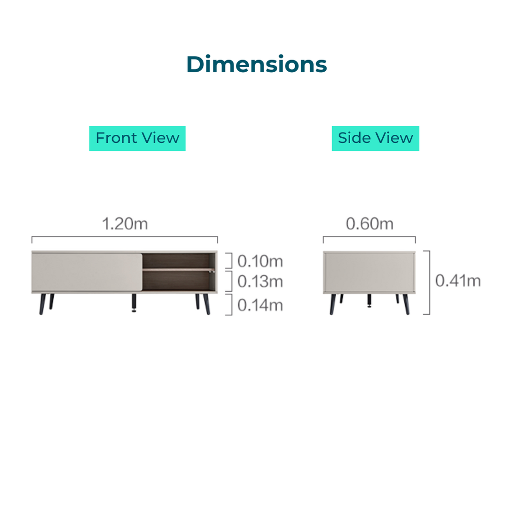 Quinrose Gray Melamine Coffee Table 