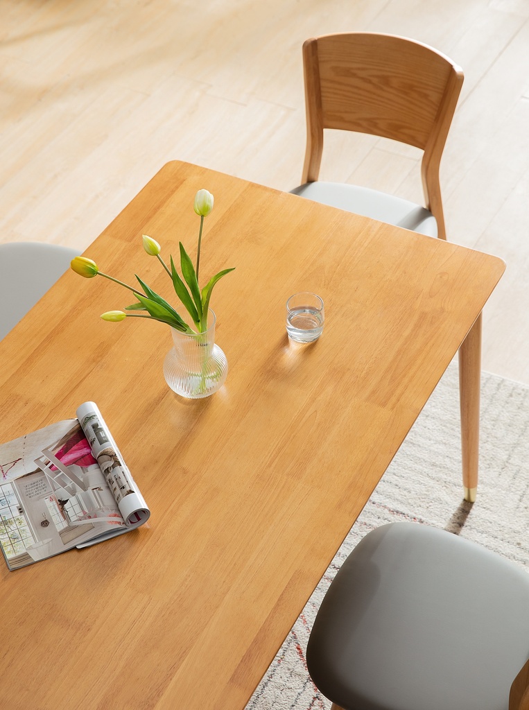 Allure Wood Solid Wood Dining Table