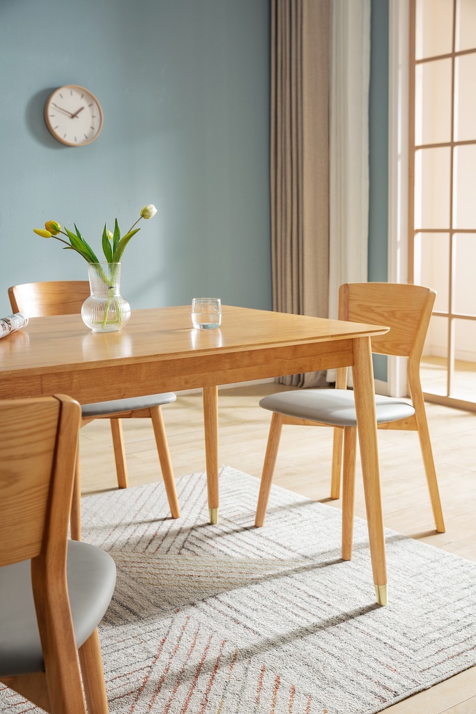 Allure Wood Solid Wood Dining Table