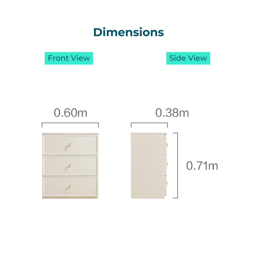 Mazy 3-Drawer Cabinet