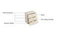 Mazy 3-Drawer Cabinet