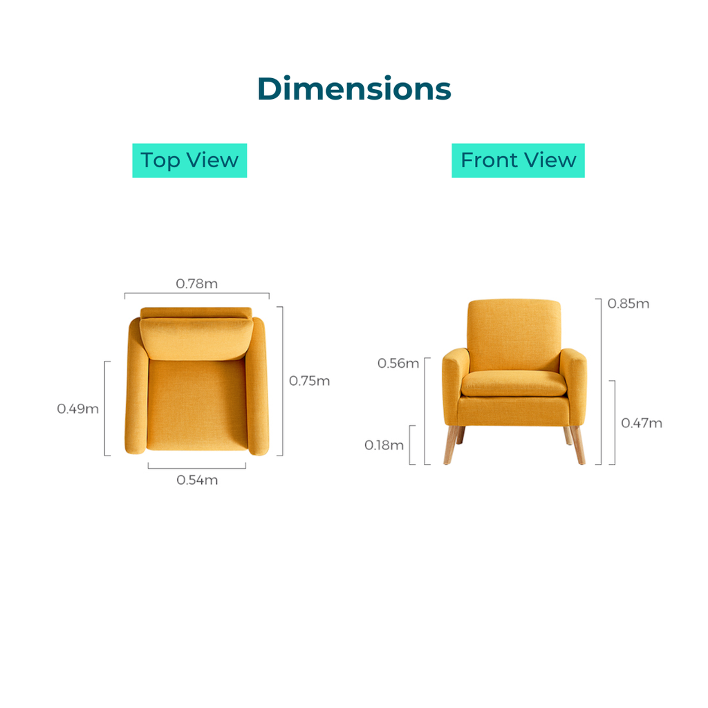 Paloma Fabric Accent Chair 