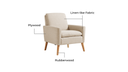 Paloma Fabric Accent Chair 