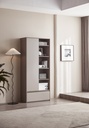 Portia Walnut Melamine Cabinet 