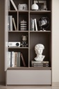 Portia Walnut Melamine Cabinet 