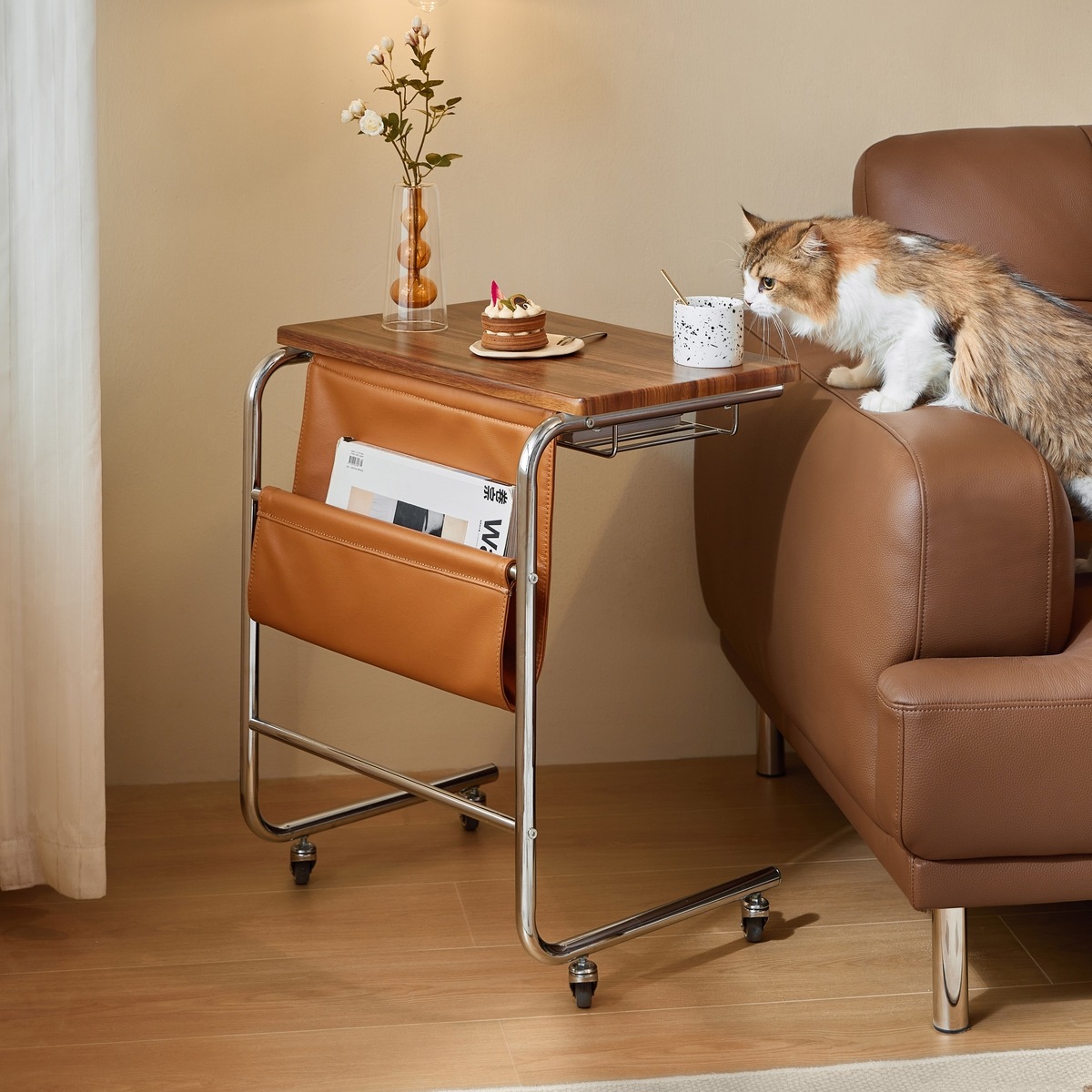 Mavie Movable Side Table 