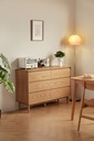 Nore Solid Wood Side Cabinet 