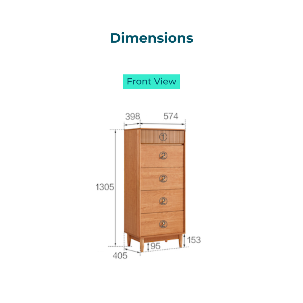 Nalo Wood Melamine Cabinet 