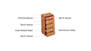 Nalo Wood Melamine Cabinet 