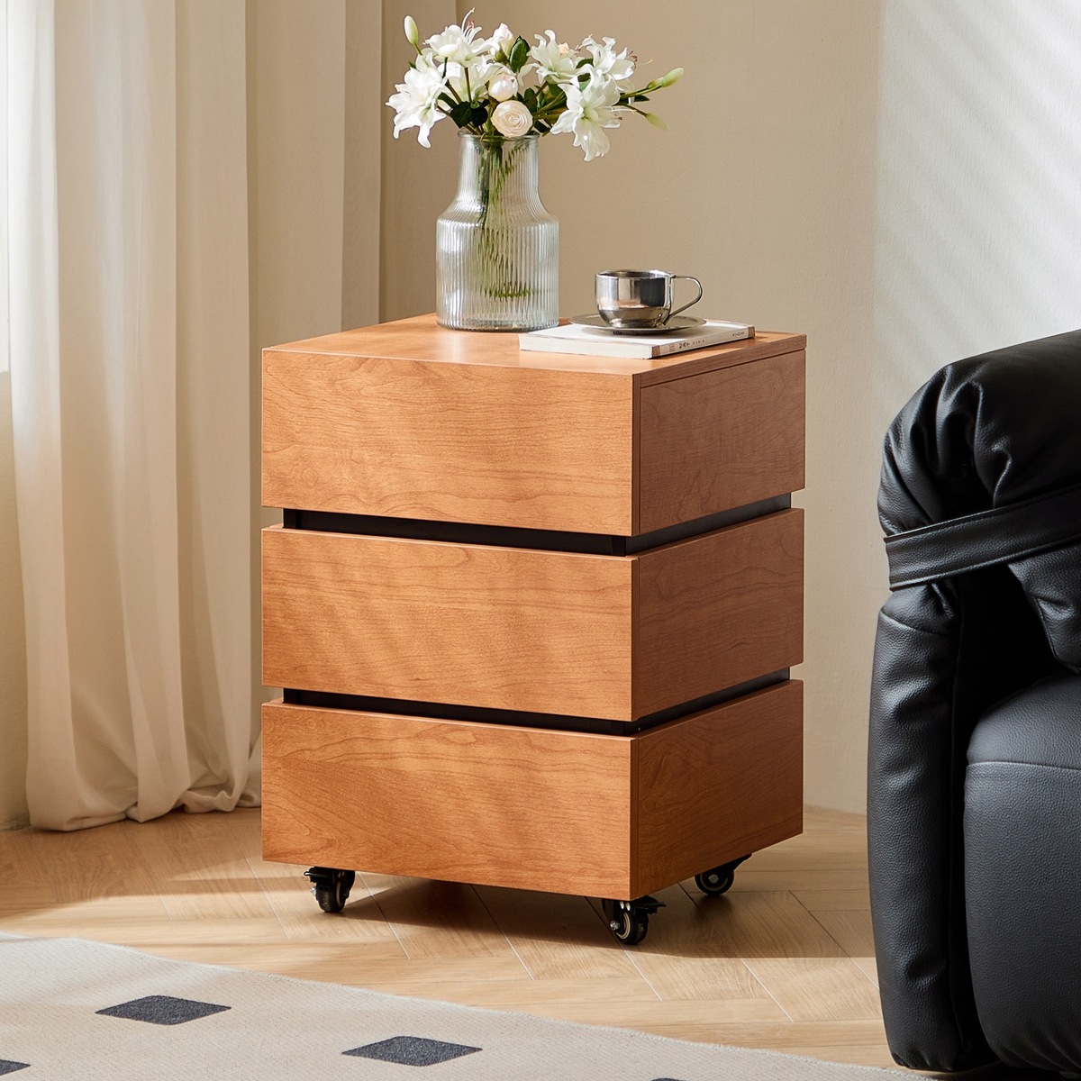 Phoebe Wood Melamine Cabinet 