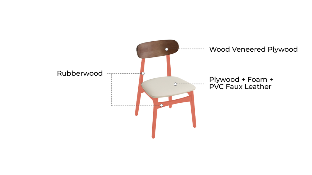 Alena Wood Dining Chair (2 pcs)
