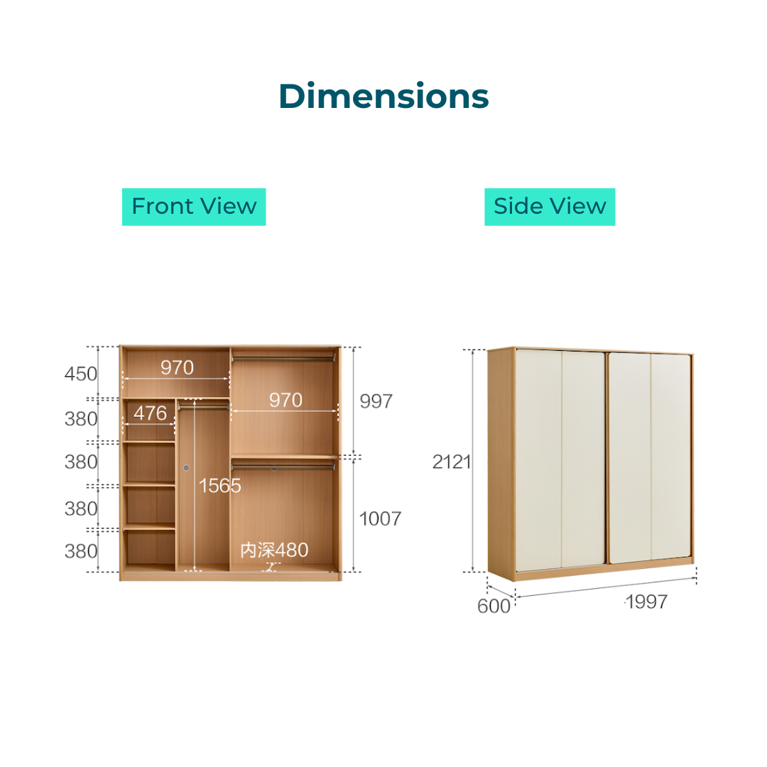 Selin White Wardrobe