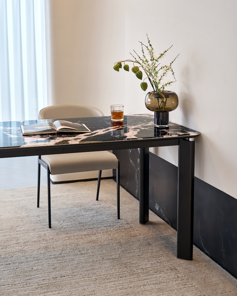 Louis Black Dining Table
