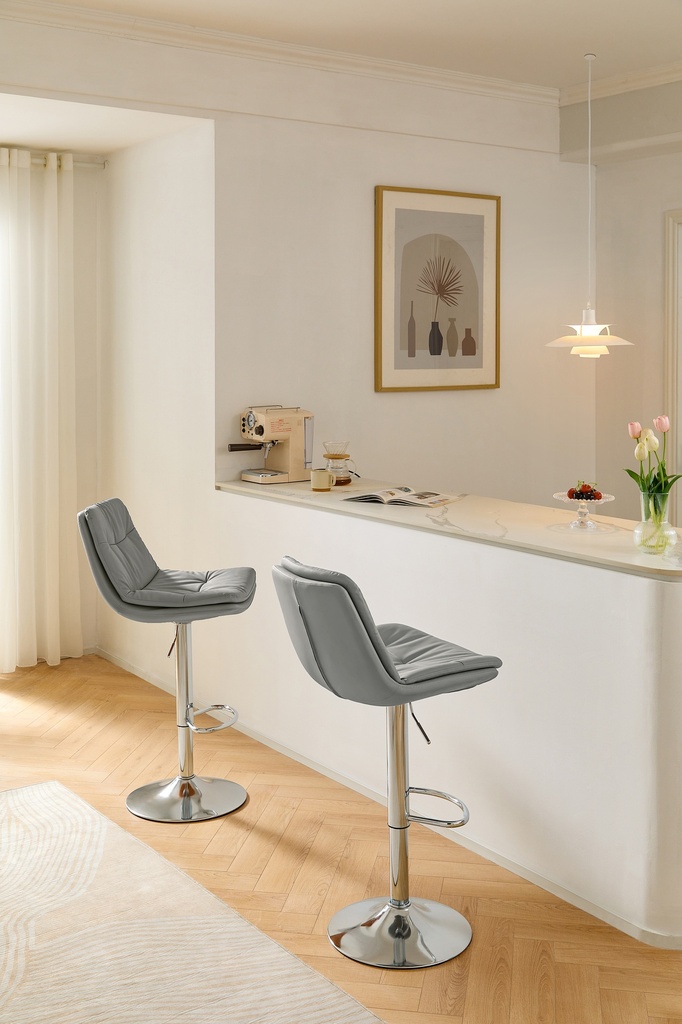 Ethan Gray Bar Chair