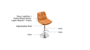 Ethan Gray Bar Chair