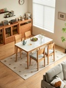 Mark Solid Wood Dining Table 