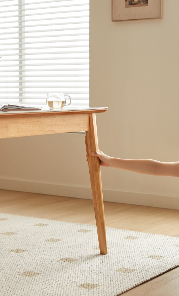 Mark Solid Wood Dining Table 