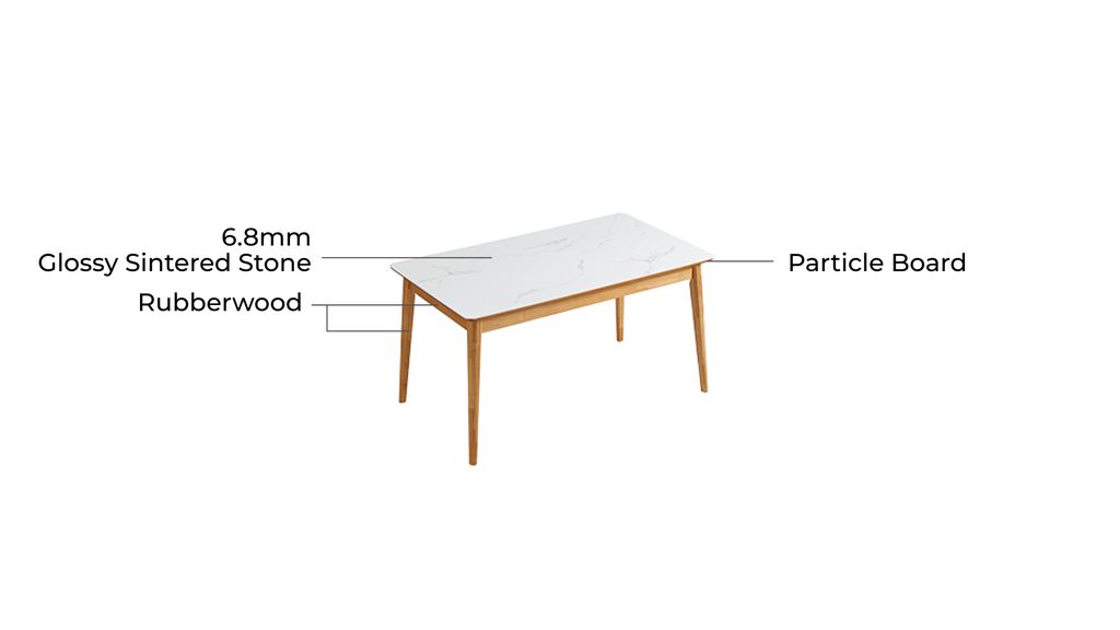 Mark Solid Wood Dining Table 