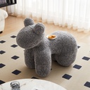 Animal Gray Stool 
