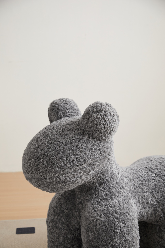 Animal Gray Stool 