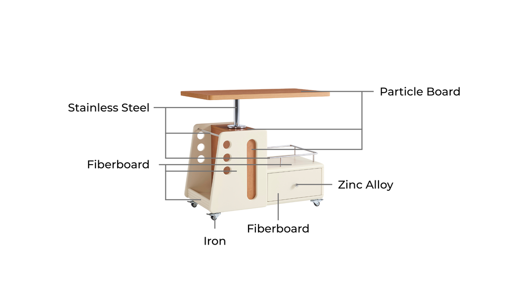 Lia Height-Adjustable Coffee Table